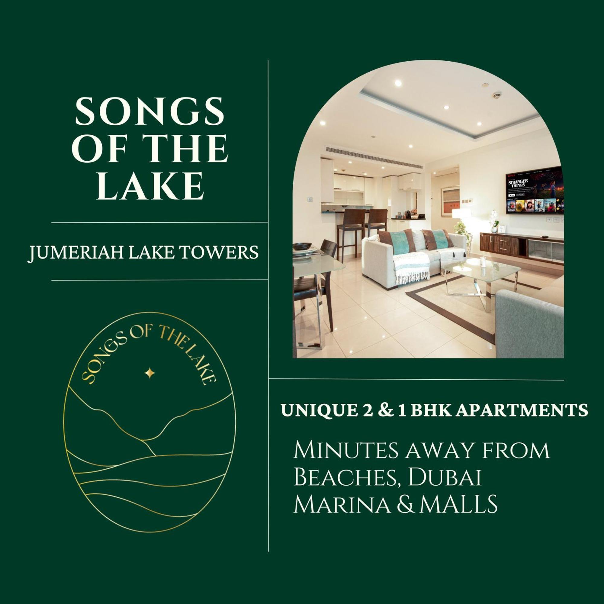 Songs Of The Lake By Lagom - Bonnington Apartment Jumeirah Lake Towers, Dubaj Zewnętrze zdjęcie